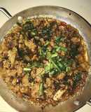 Kho quẹt thịt bầm chấm rau luộc