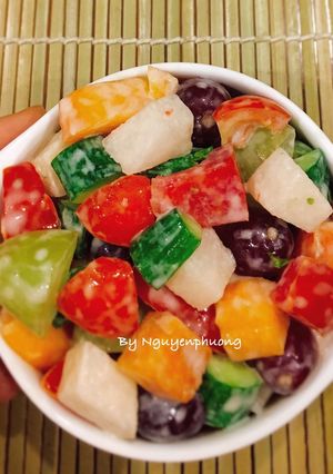 Hình của món Salade hoa quả.