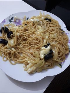 صورة لوصفة معكرونة بالجبنة