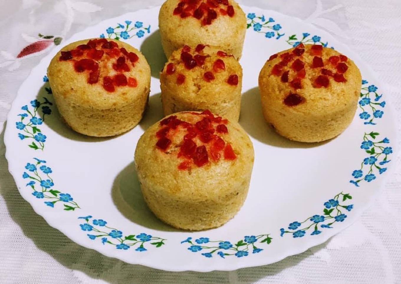 Steamed Vanilla Cup Cakes