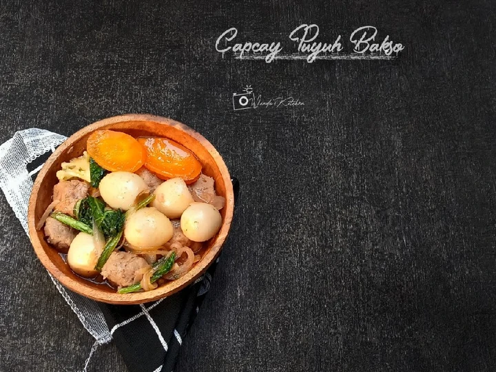 Langkah Mudah untuk Membuat Resep Capcay Puyuh Bakso yang  Bikin Ketagihan Anti Ribet, Uenak Banget
