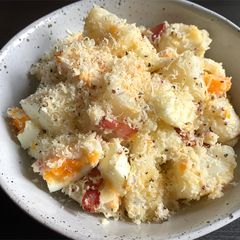 A picture of Potato & Egg Salad with Parmesan.