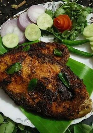 A picture of Fish masala fry.