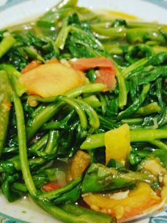 Foto resep Tumis kangkung no msg simple dan enak
