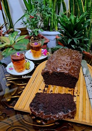 عکسی از دستور کیک خیس شکلاتی