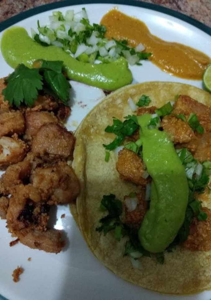 Una foto de Carnitas de cerdo en salsa