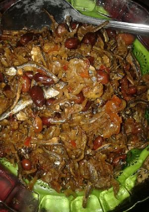 Foto resep Sambal teri+kacang+udang