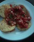 Tortilla Chips or Nachos with Drunken Salsa, Martín Style. Mexico