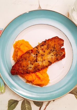 Una foto de Pescado con calabaza