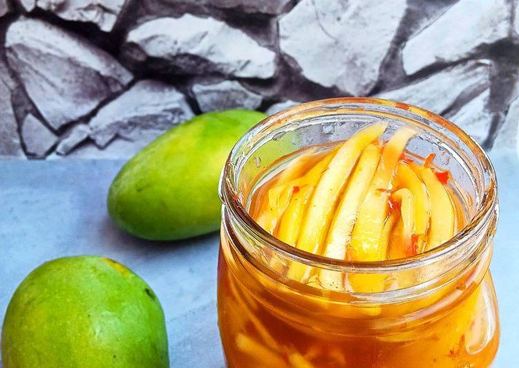 Cara Bikin Rujak Serut Mangga