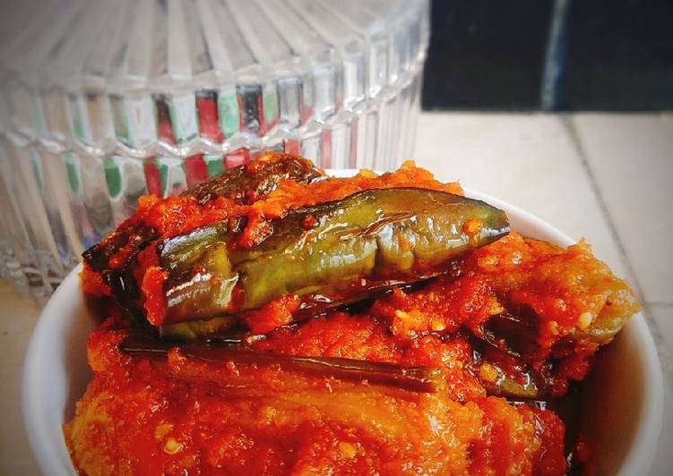 Balado Terong Ungu