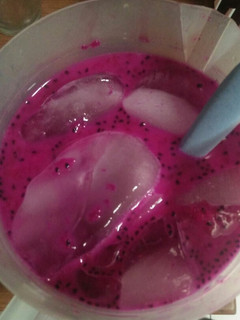 Foto resep Es jus buah naga