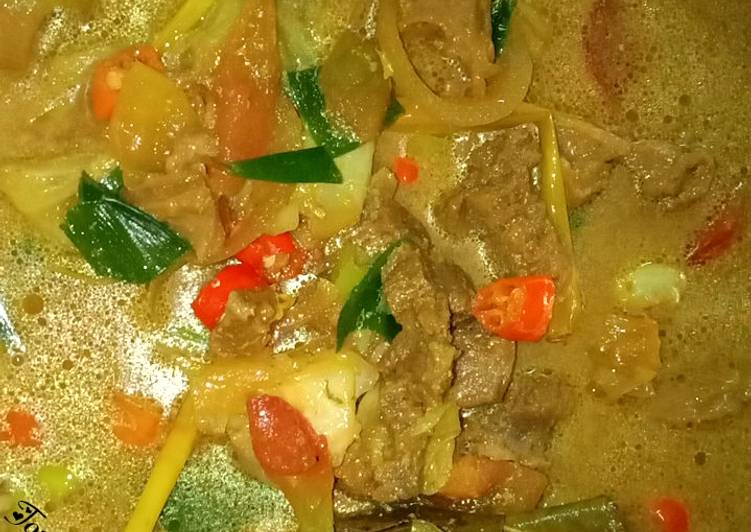 Resep Populer Tongseng sapi pedas kuah susu Enak Sempurna