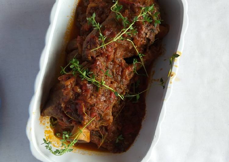 Steps to Make Homemade Tomato lamb shanks