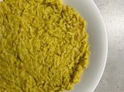 Una foto di risotto al curry