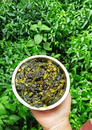 পুনকা শাক (punka saag recipe in Bengali) রেসিপির প্রধান ছবি