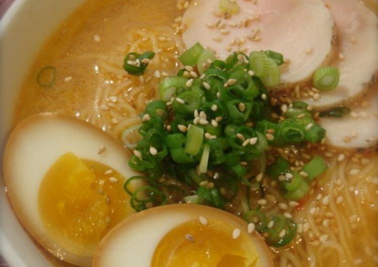 Steps to Prepare Homemade Quick Yet Delicious Miso Ramen