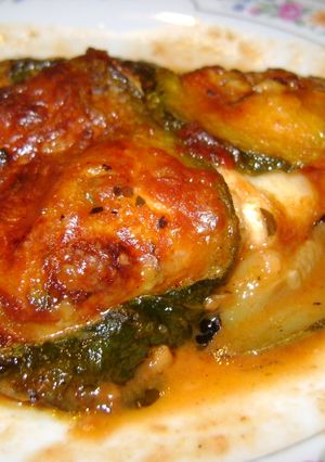 Una foto de Zapallitos  en rodajas  con relleno
