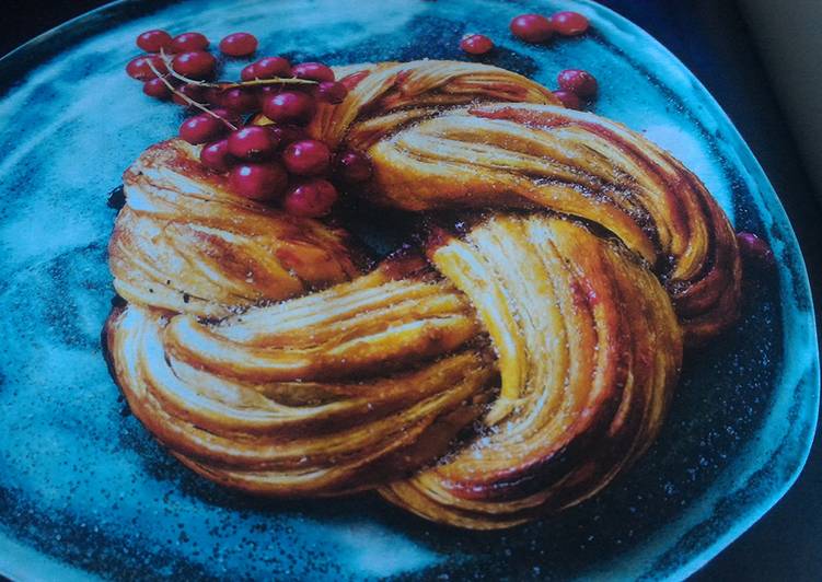 Tarte feuilletée à la groseille