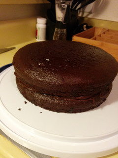 A picture of Gluten Free Fudge Cake.