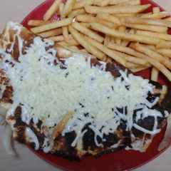 My Folded Omelette with Bacon, Onion and Cheese Inside, Topped with Grated Mozzarella 😘 A picture of My Folded Omelette with Bacon, Onion and Cheese Inside, Topped with Grated Mozzarella 😘.