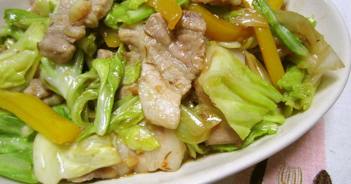 Spring Cabbage And Pork Belly With Miso Recipe By Cookpad Japan Cookpad