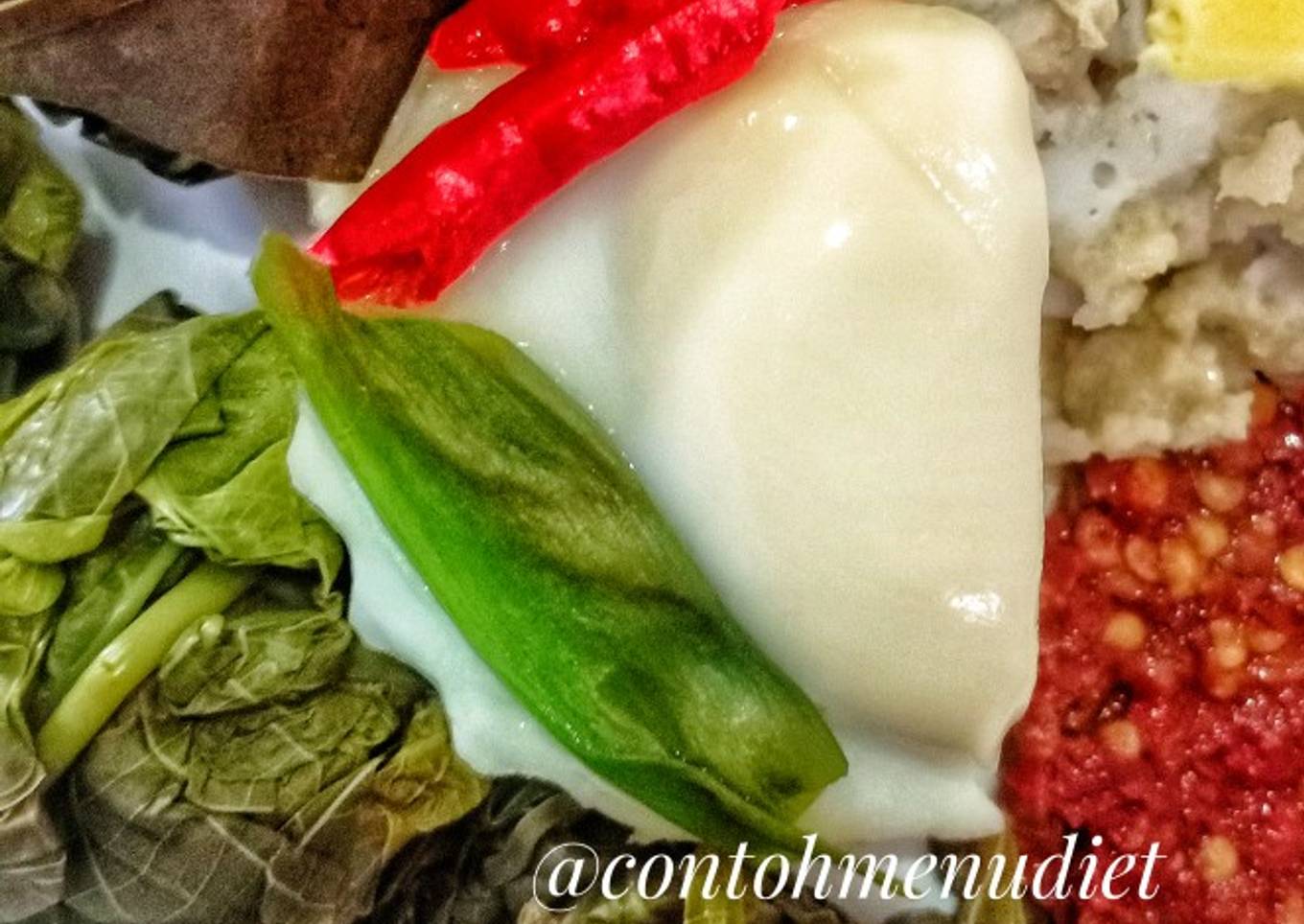 Pepes Telur Bebek Jamur Masak Kilat Diet Garam steamed egg