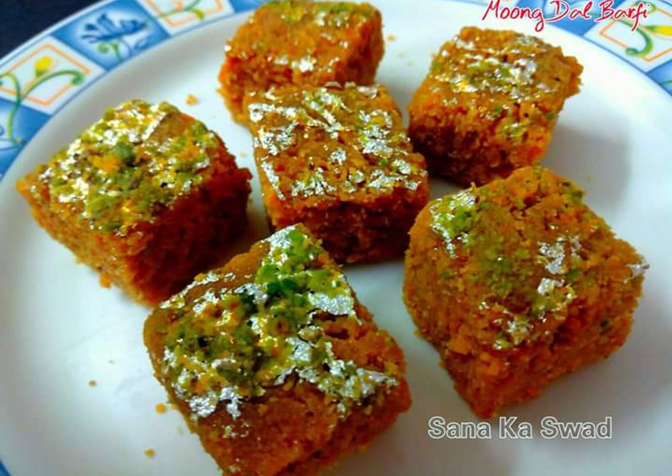 Moong dal barfi