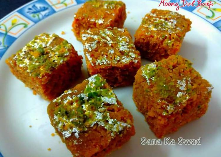 Recipe of Any-night-of-the-week Moong dal barfi