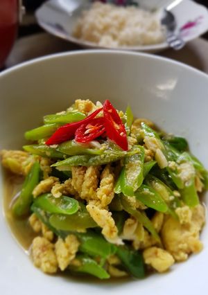 Foto resep Tumis Buncis Telur Orak Arik