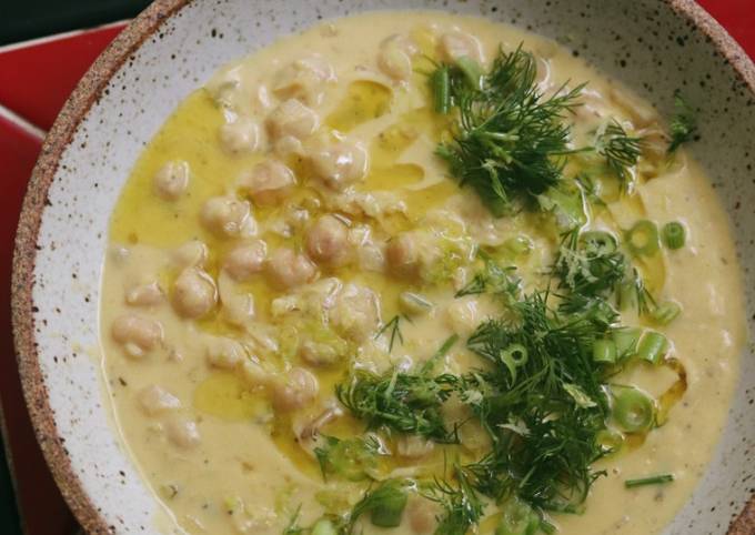 Recipe of Any-night-of-the-week Easy Avgolemono (Greek egg-lemon soup or sauce)