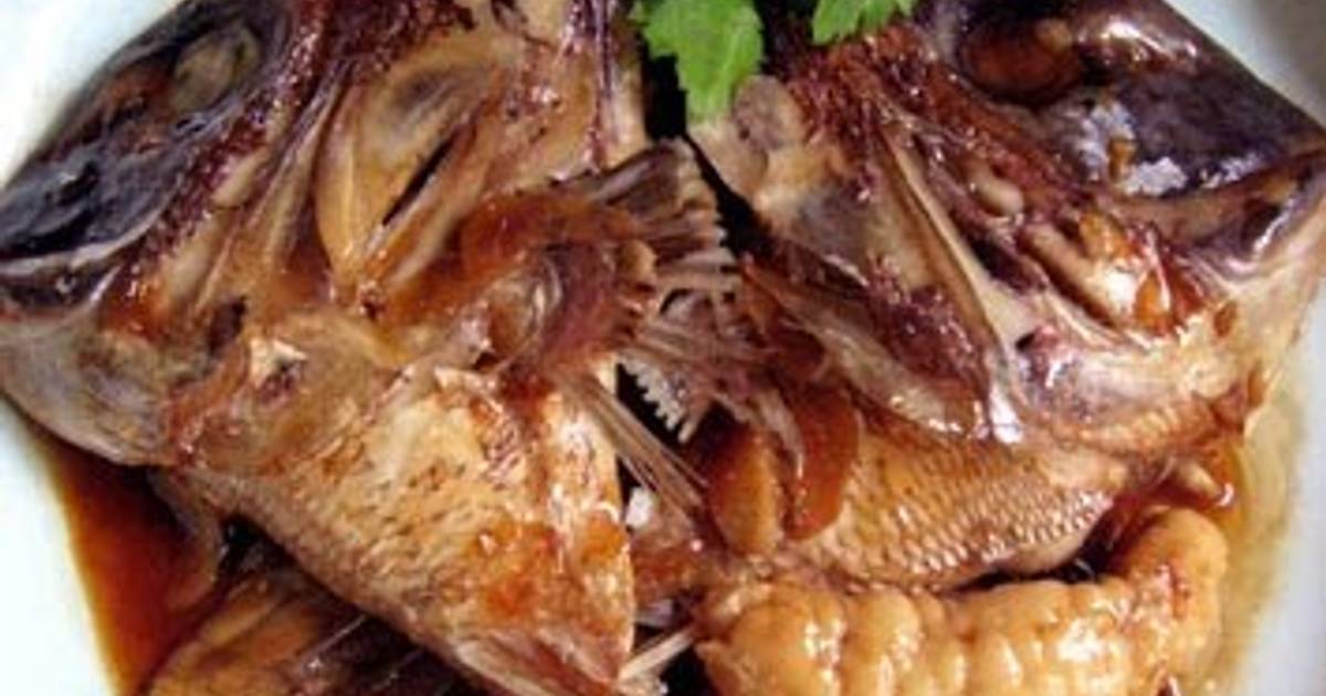 Delicious Simmered Sea Bream with Sauce Recipe by cookpad.japan Cookpad