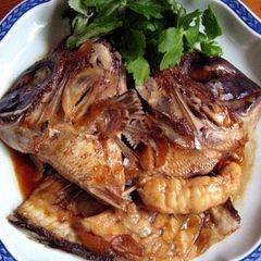 A picture of Delicious Simmered Sea Bream with Sauce.