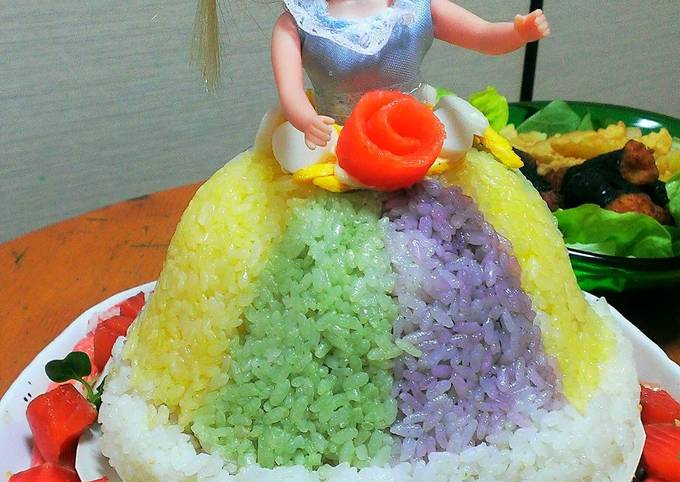 Steps to Make Super Quick Homemade Doll Sushi Cake For Parties and Celebrations