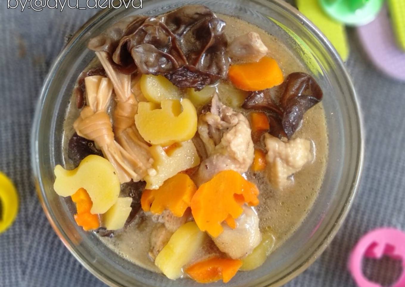 Soup ayam jamur