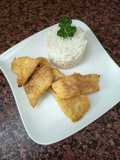 Merluza frita sin gluten en airfryer