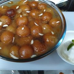 A picture of Mava gulaab jamun.
