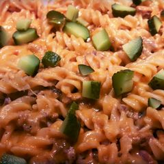 A picture of Cheeseburger casserole * kid friendly *.