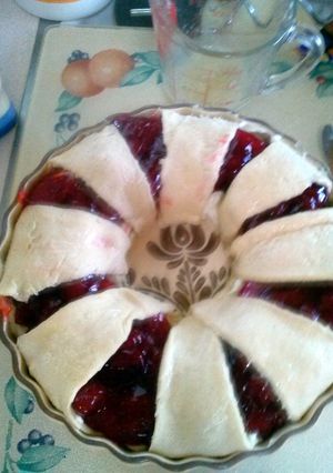A picture of Cheese coffee cake.