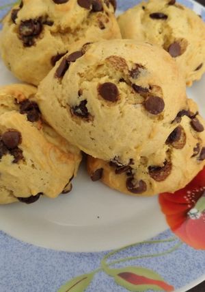 Φωτογραφία της συνταγής Soft cookies with chocolate chips