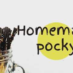 รูปของ Homemade Pocky (no mixer)