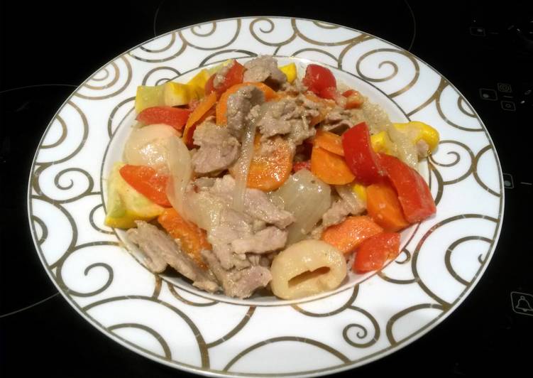 Easy Cheap Dinner green thai curry with pork