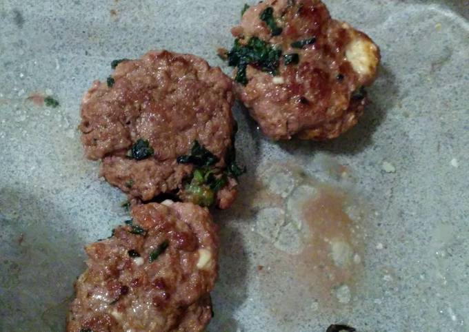 Lamb burgers/ meat balls