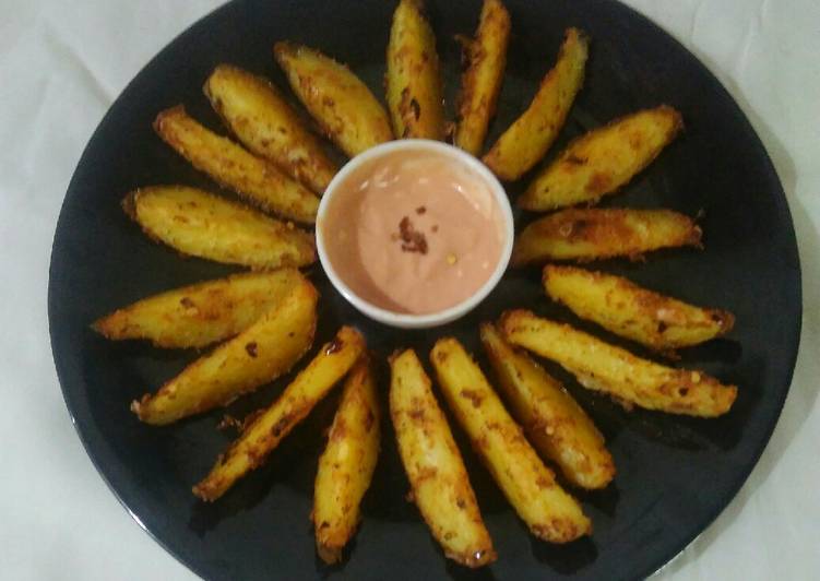 Recipe of Perfect Potato wedges