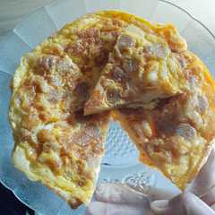 A picture of Omlet Makaroni Sosis simple.