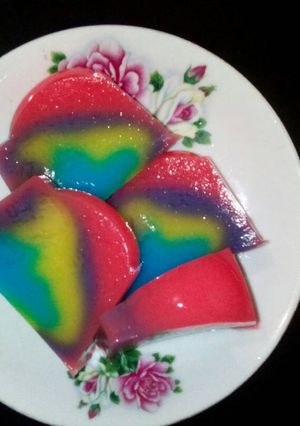 Foto resep Agar2 Marmer Rainbow