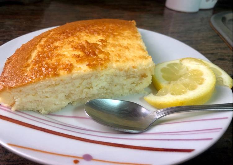 Tarta de queso al horno sin gluten y sin lactosa