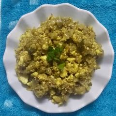 A picture of Paneer burji.
