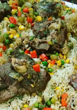 صورة لوصفة اوزي باللحم