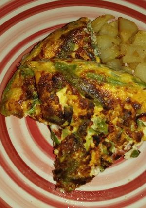Una foto de Tortilla de verduras